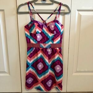American Eagle 00 Aztec Print Short Dress
